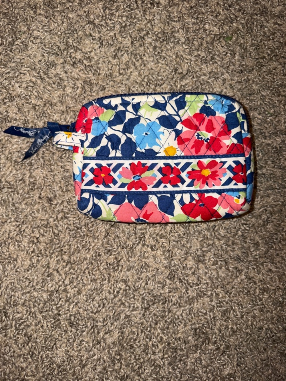 Vera Bradley Summer Cottage Cosmetic Zip Pouch